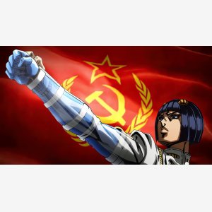 Communist Bruno Empy Template   Jojo S Bizarre Adventure   One Arm Raised